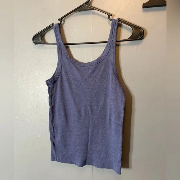 American eagle navy blue ribbed tank top size small - Picture 4 of 4